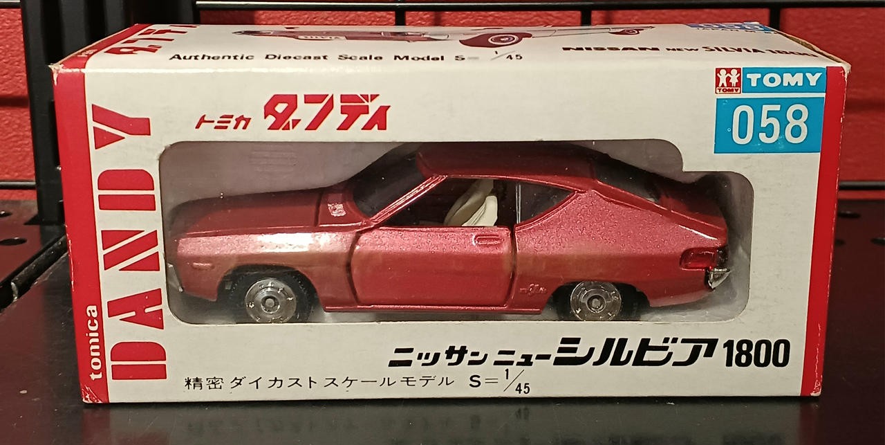 TOMY 058 Nissan New Silvia 1800 Tomica Dandy from Japan