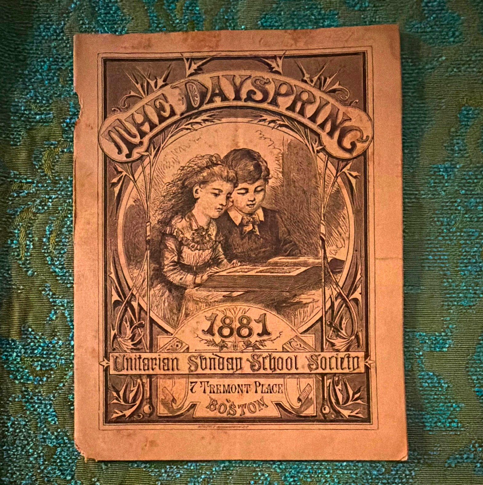 The Dayspring 1881 Unitarian Sunday School Society, Boston Christianity