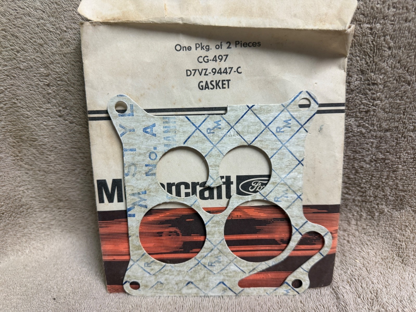 NOS FORD D7VZ-9447-C 1975-76 TORINO RANCHERO THUNDERBIRD 460 4BBL CARB GASKET