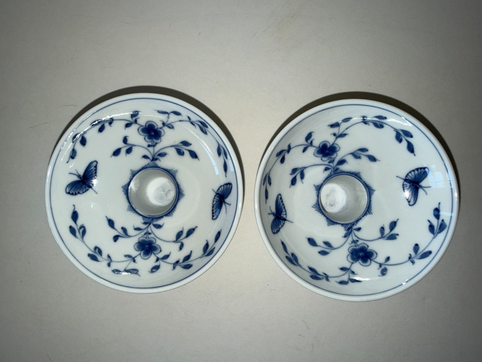 Vintage Bing & Grondahl #224 Porcelain Candle Holders Vintage Bing & Grondahl #224 Porcelain Candle Holders