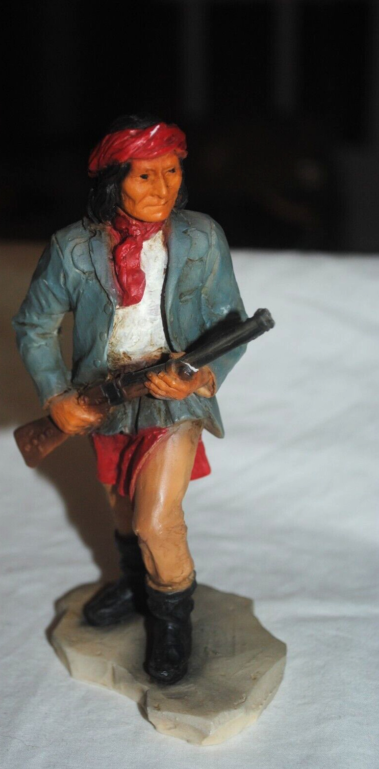 Castagna, Italy, vintage figurine, Native American, Geronimo, READ NOTE