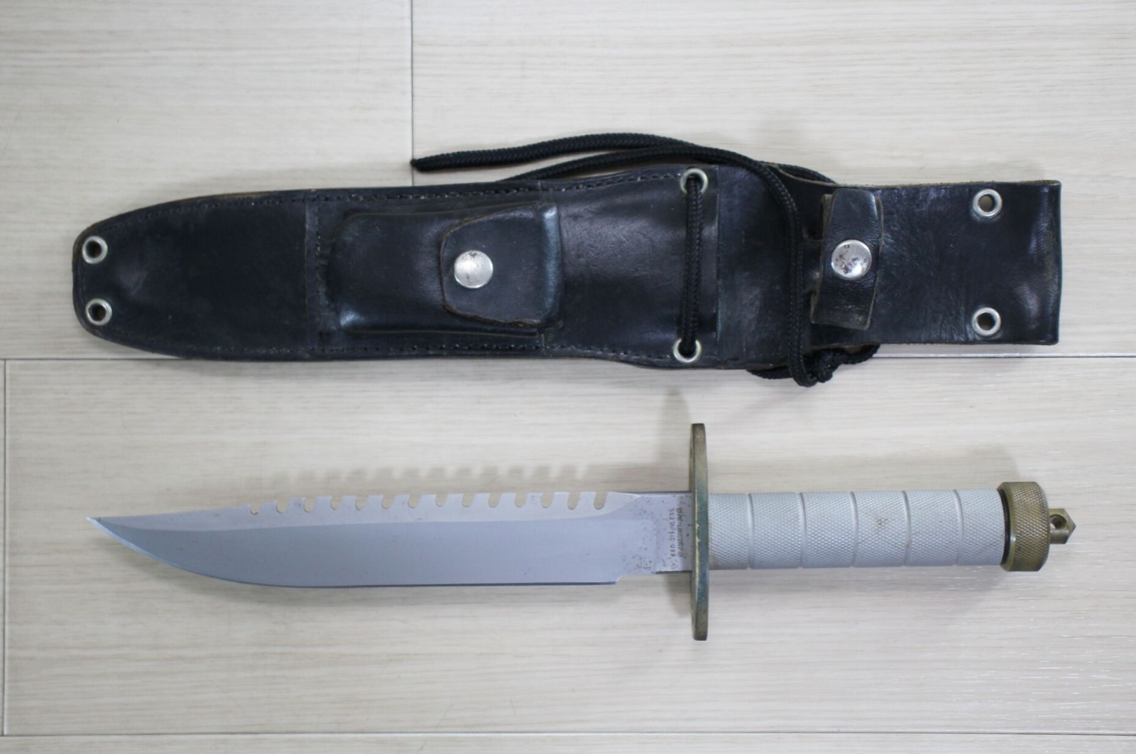 Vintage RESQVIVAL RV-2000 Big Magnum Survival Knife Kinryu Hollow Handle Q21