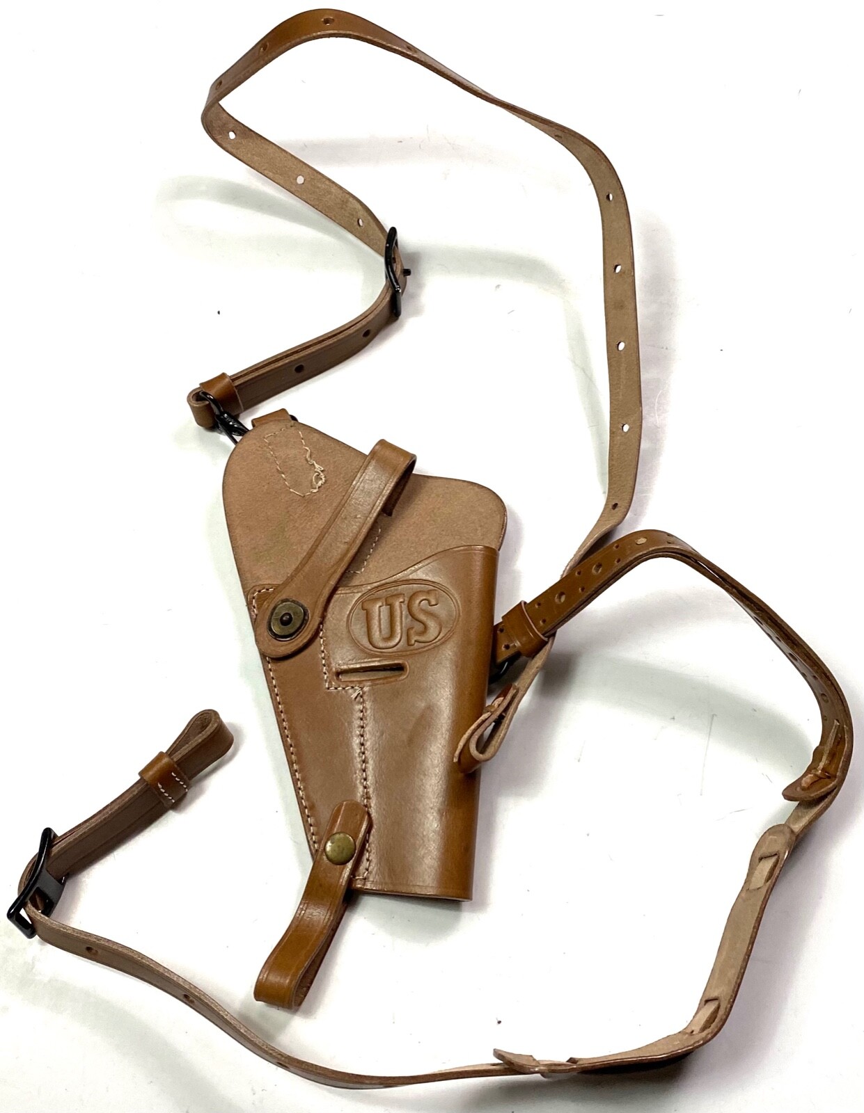  WWII US .45 PISTOL M7 SHOULDER HOLSTER- LIGHT BROWN