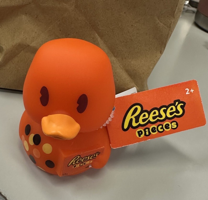 Reese’s Pieces Rubber Duck, NEW
