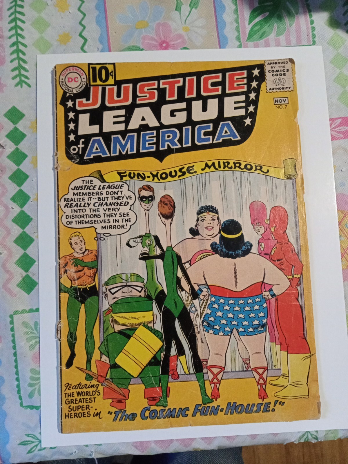  Justice League of America #7 DC October-November 1961 Key Issue Comic Book
