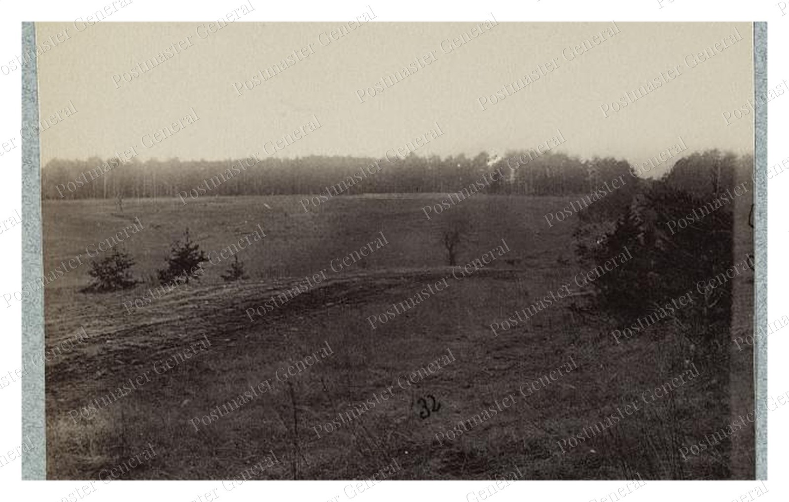 Orange Turnpike Virginia Palmer\'s Field Standard Postcard COPY RPPC