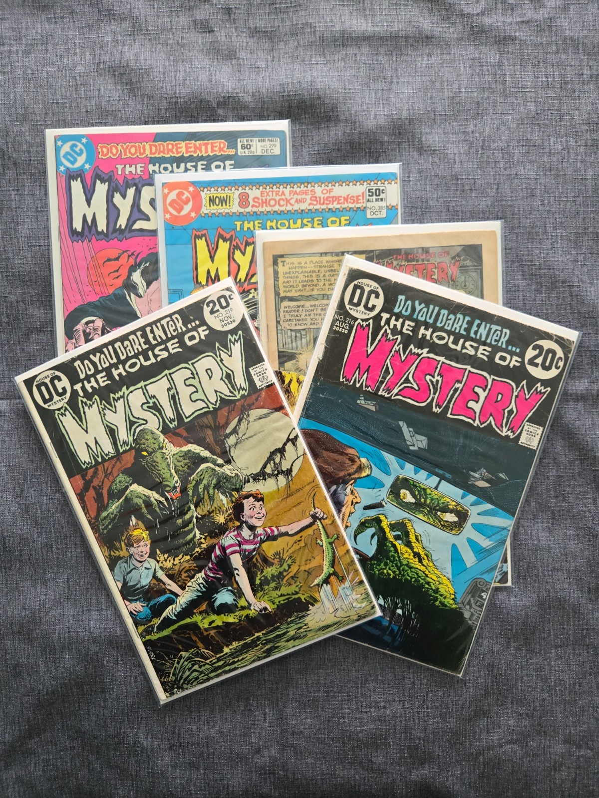 House of Mystery Lot, #216,219,269,285,299, DC 1973-1981