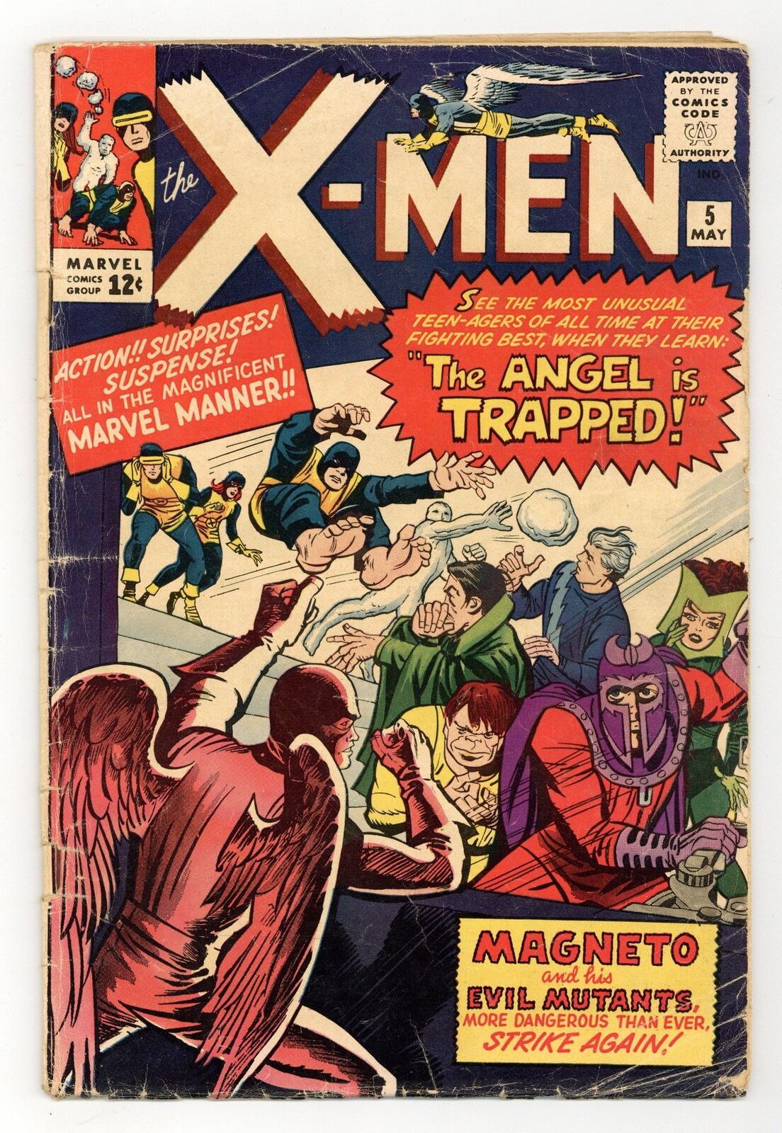 Uncanny X-Men #5 GD 2.0 1964