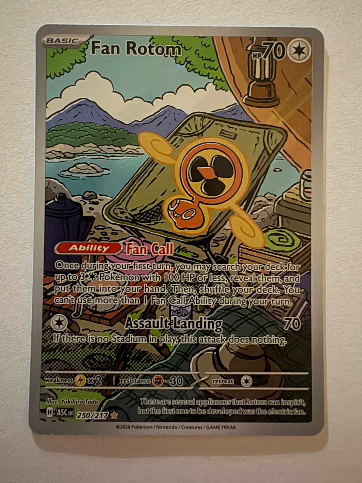 Pokemon TCG: Fan Rotom - Ascended Heroes - 250/217 - Near Mint
