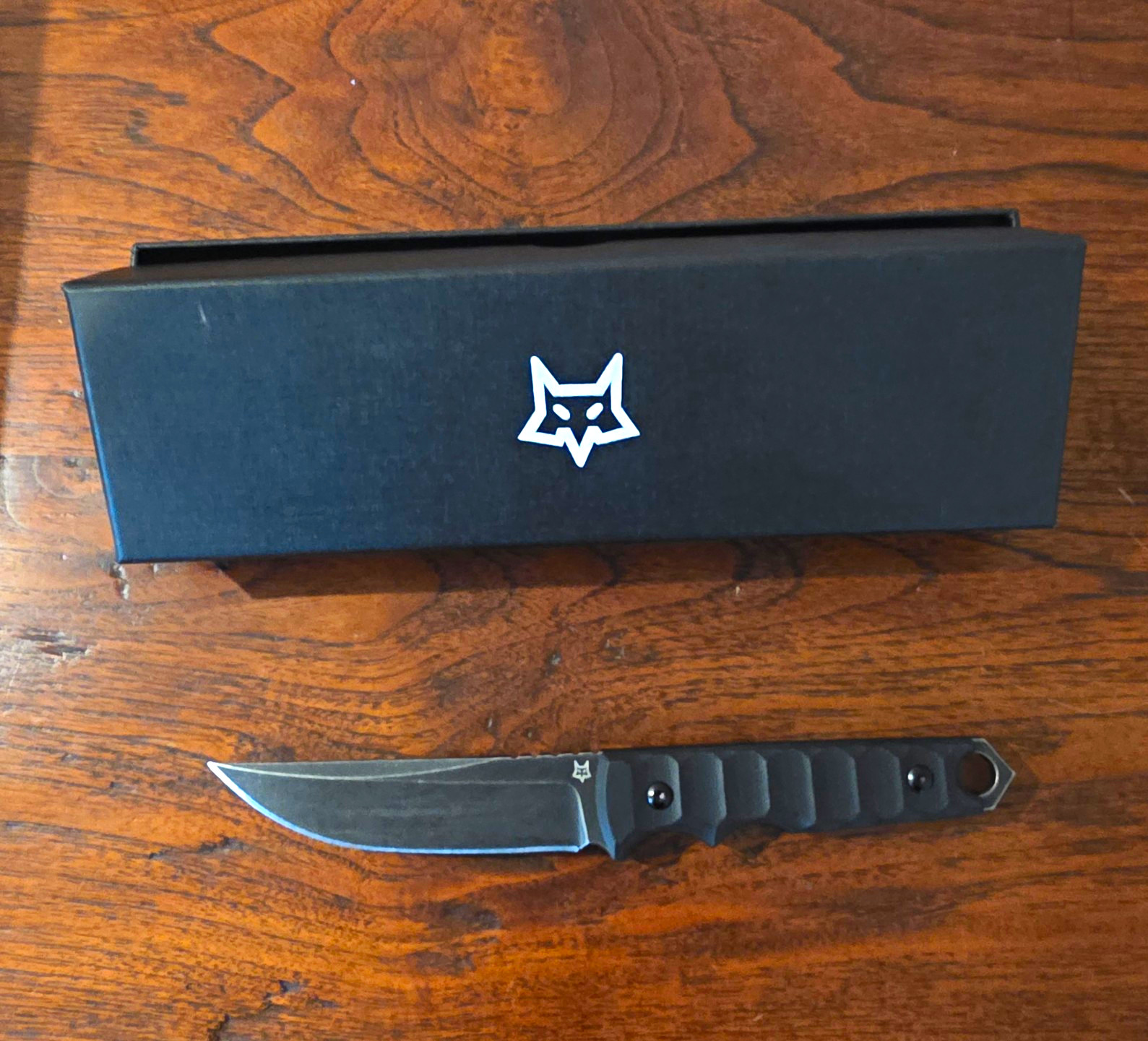 Fox Fixed Blade Knife RYU Roc Design Niolox Steel, Razor Sharp,Excellent Cond Fox Fixed Blade Knife RYU Roc Design Niolox Steel, Razor Sharp,Excellent Cond
