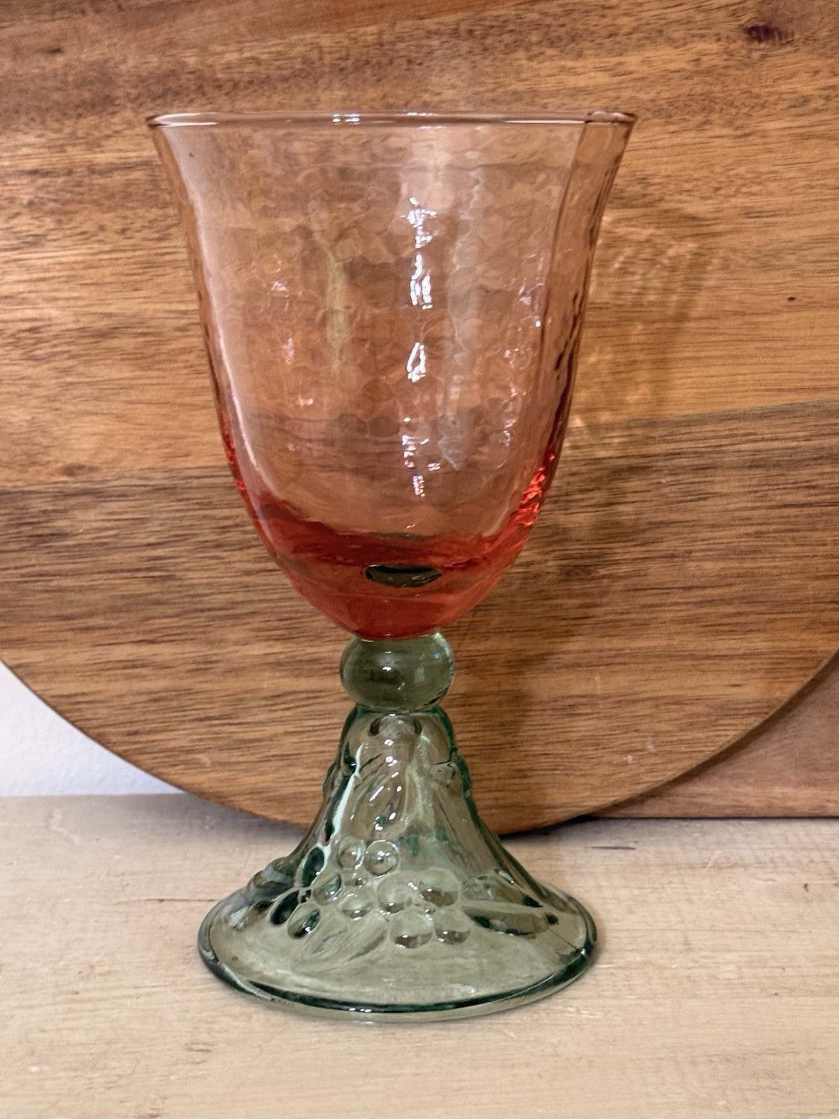 Pfaltzgraff Garden Party Garden Impressions 12 oz Glassware Goblet DISPLAY ONLY