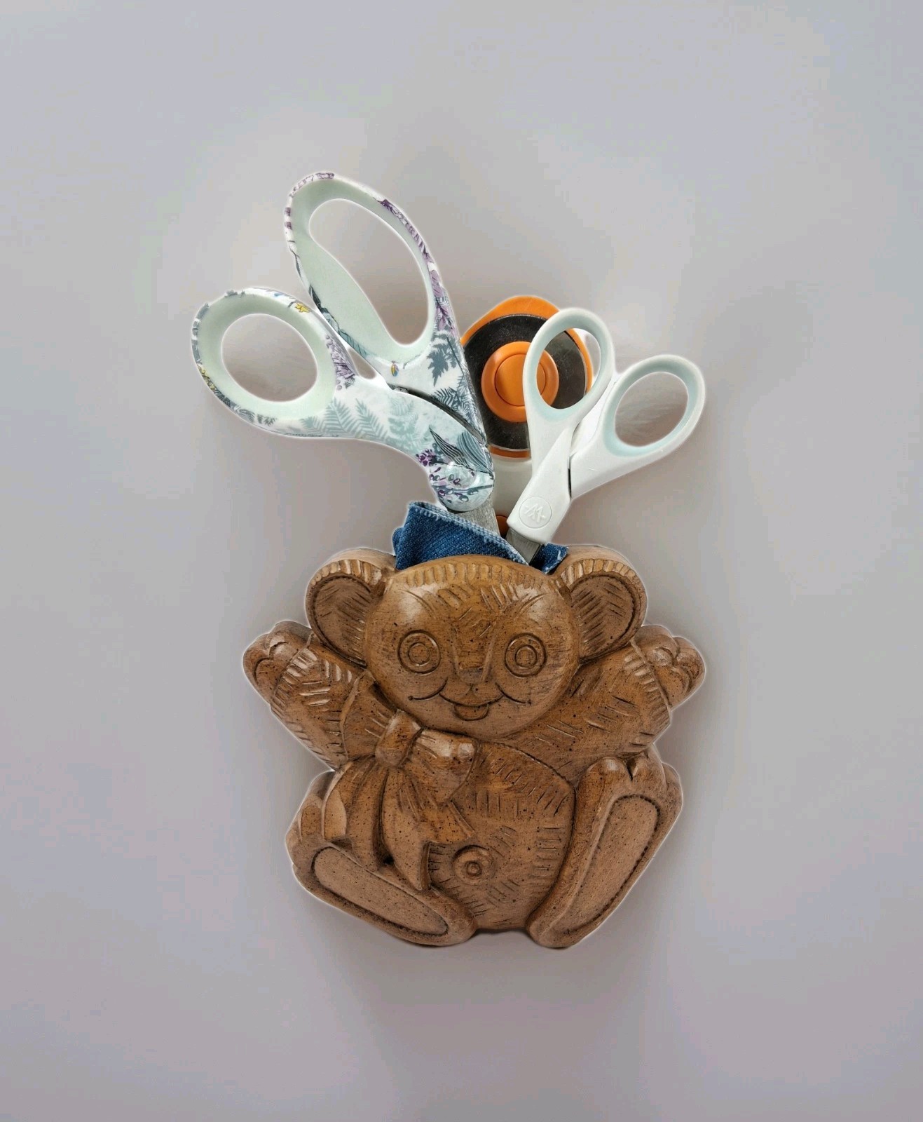 Vintage 70s Homco Baby Koala Bear Wall Pocket Decor Cottagecore Nursery USA Vintage 70s Homco Baby Koala Bear Wall Pocket Decor Cottagecore Nursery USA