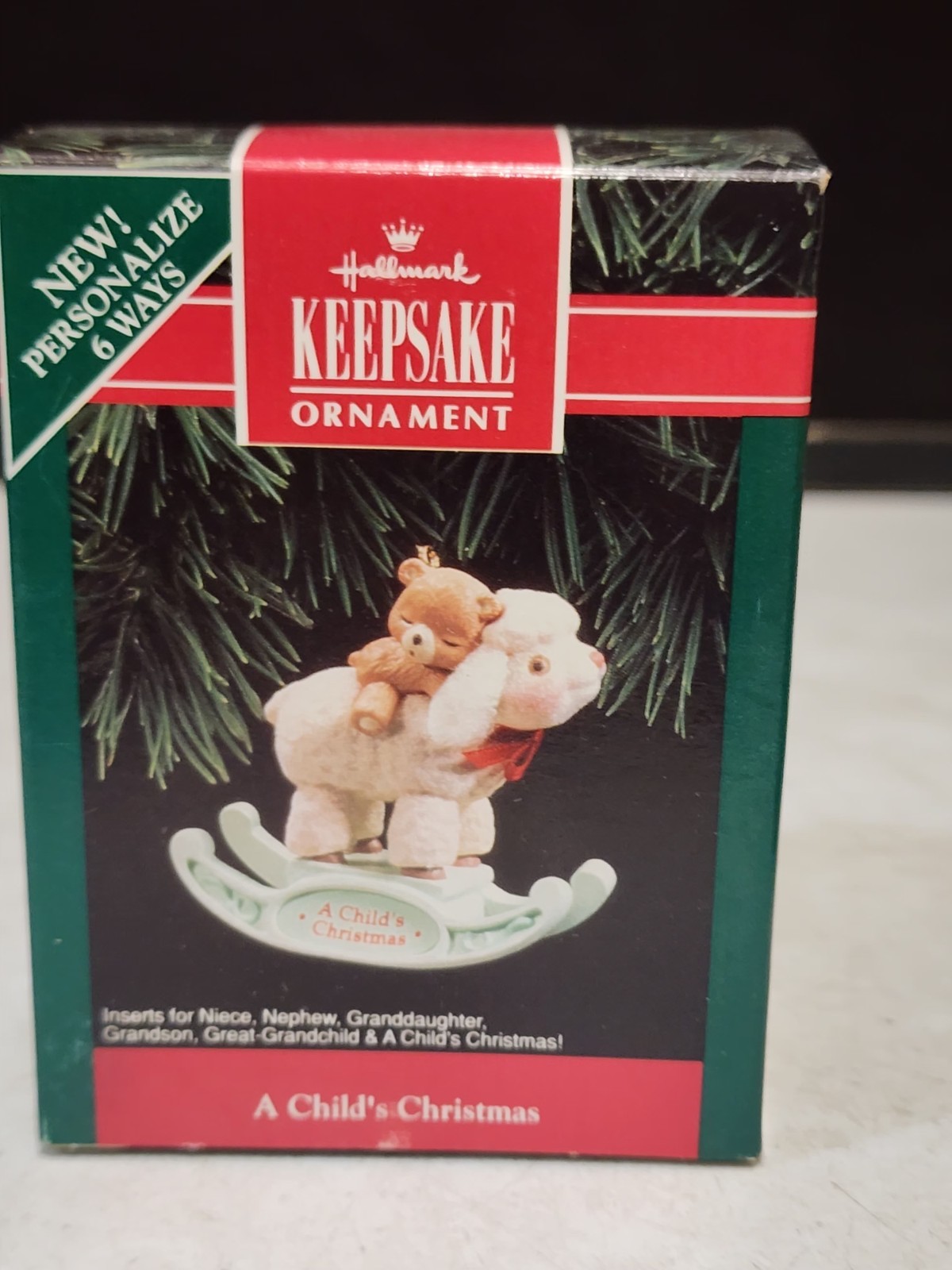 1992 HALLMARK ORNAMENT A CHILD'S CHRISTMAS NRFB