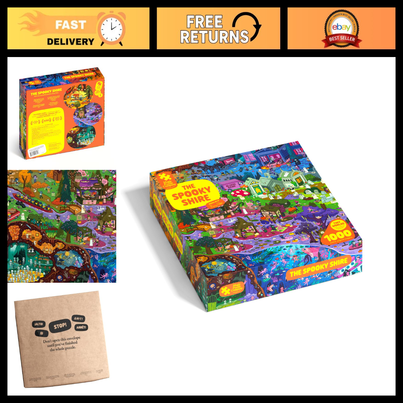 The Spooky Shire • 1000-Piece Puzzle by The Magic Puzzle Company • Series 6