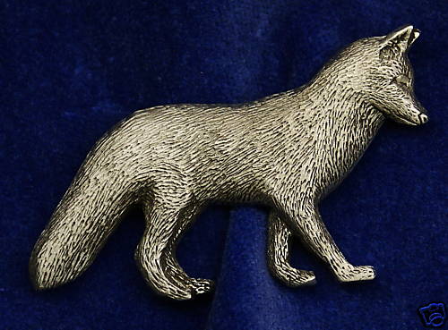 Empire Pewter Fox Pewter Pin