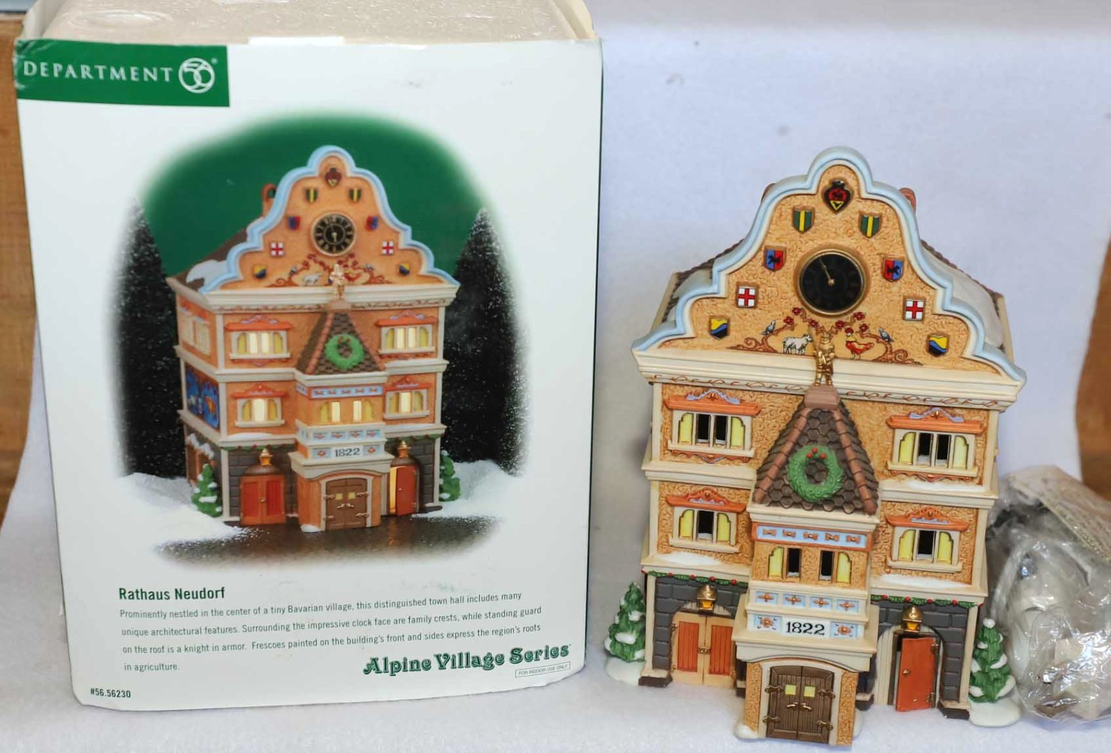DEPT 56  RATHAUS NEUDORF ALPINE VILLAGE CHRISTMAS 56230