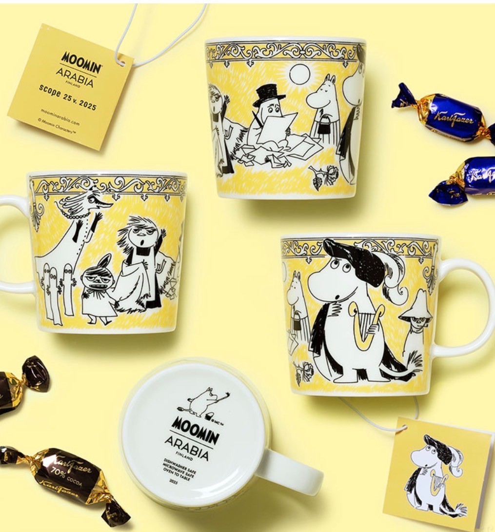 ARABIA Moomin Opera Mug 25th Anniversary Scope Japan Limited Edition 2025 JNJP