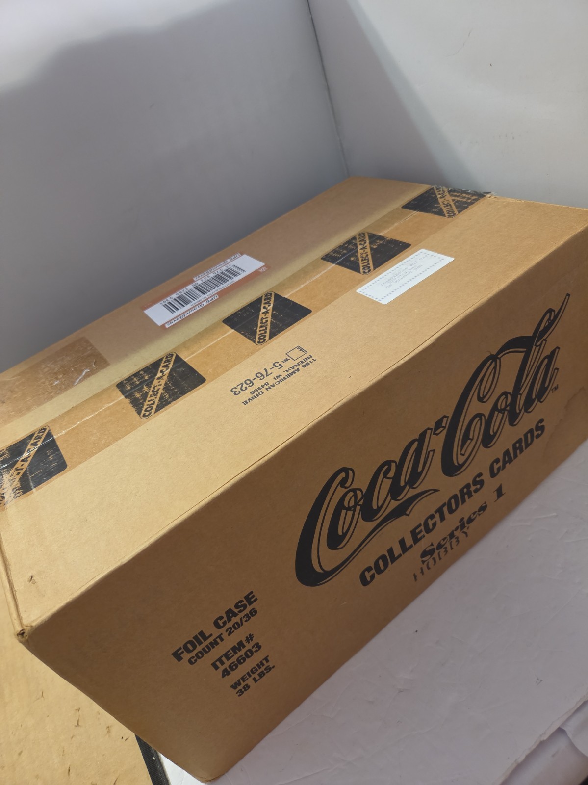 1993 Coca-Cola Collectors Cards Series 1 ORIGINAL 20 BOX CASE Factory Sealed