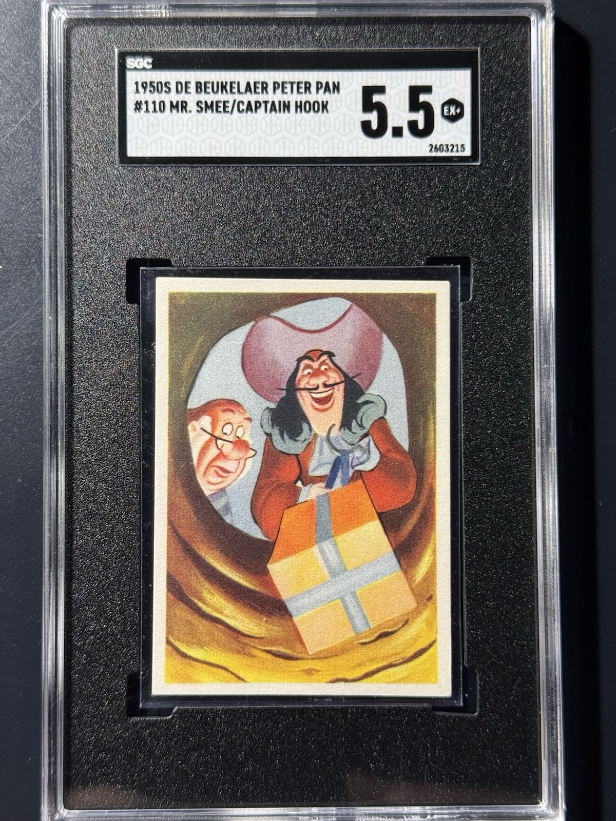 1950s De Beukelaer Chocolate Walt Disney Peter Pan SGC 5.5 Smee & Captain Hook￼