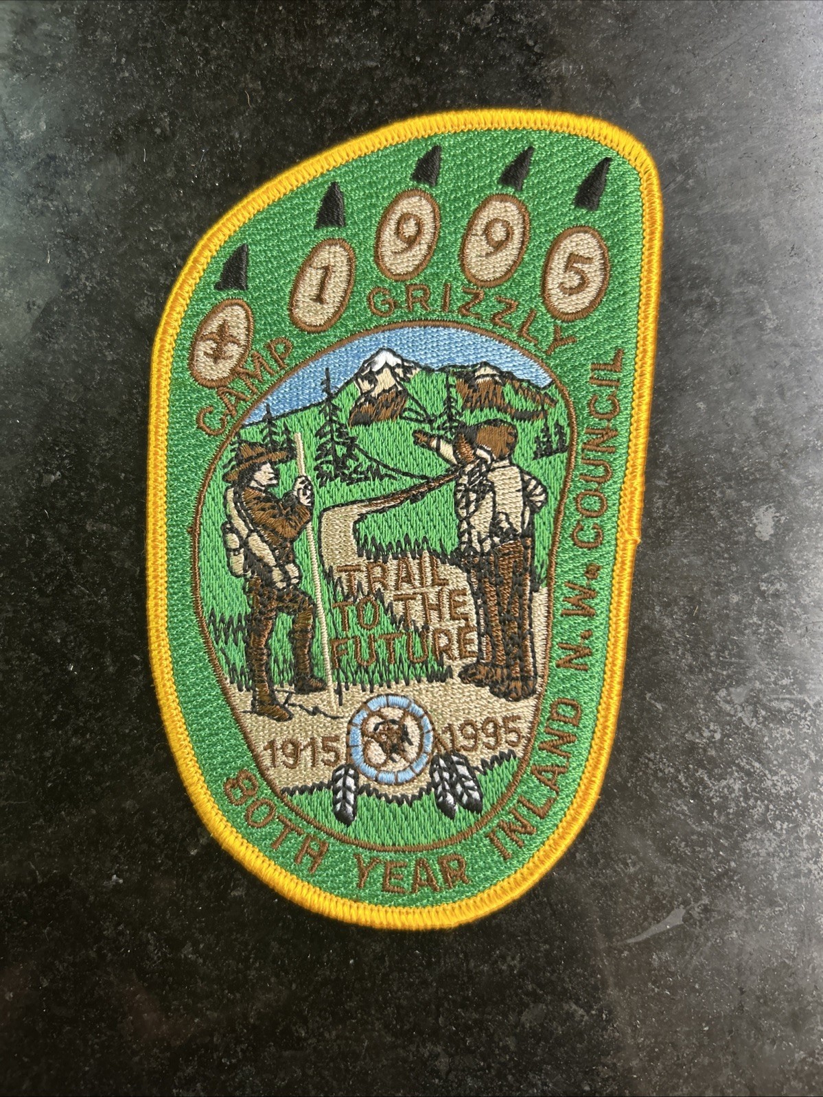 Boy Scouts of America Camp Grizzly 80th Anniversary Patch