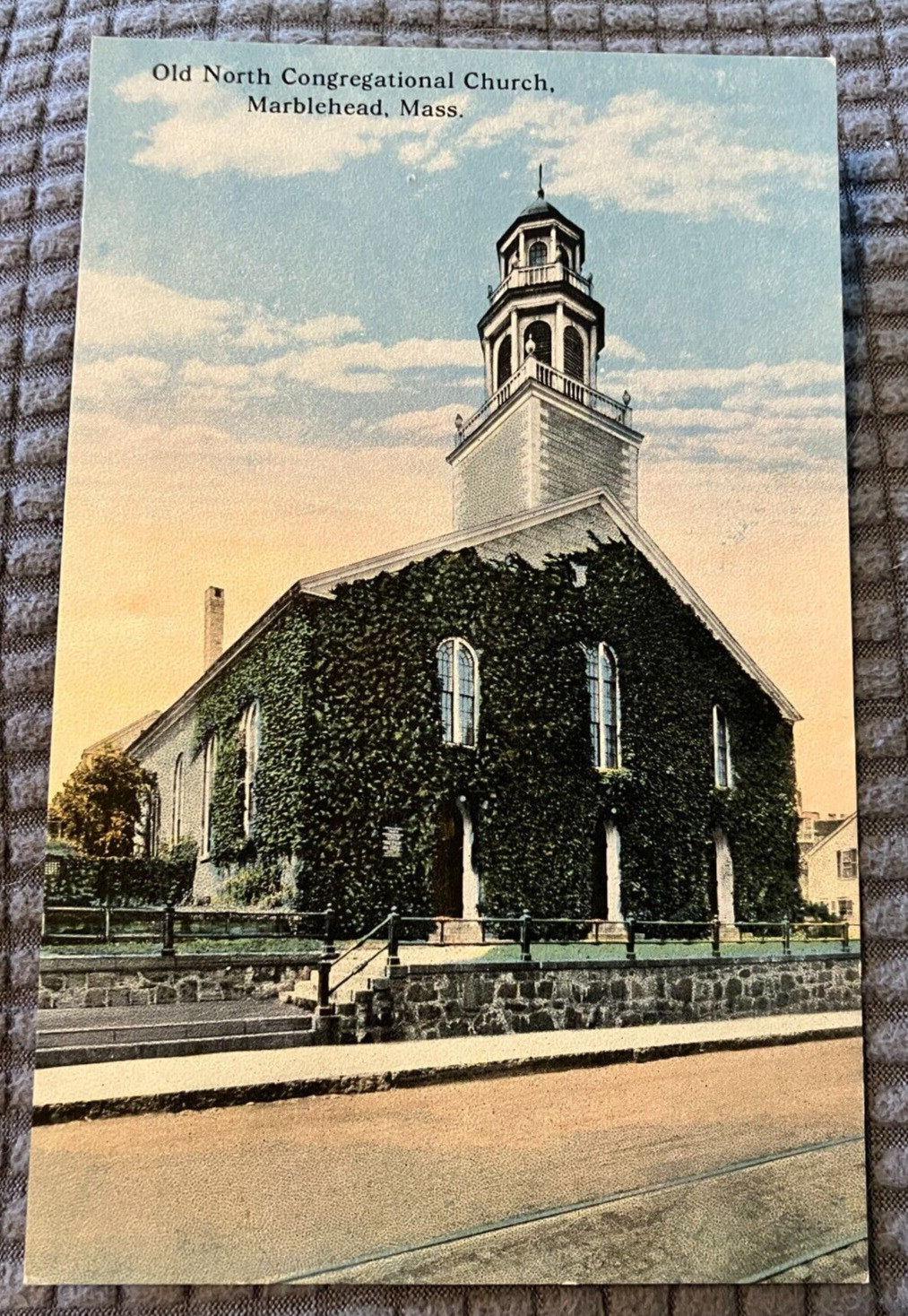 Vintage Postcard - Old North Congregational Church, Marblehead, Massachusetts