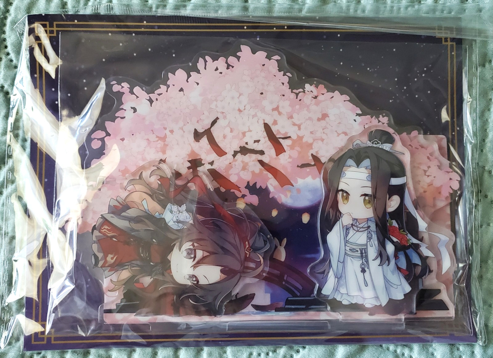 MDZS Mo Dao Zu Shi Wei Wuxian Lan Wangji 6th Anniversary Chibi Acrylic Stand