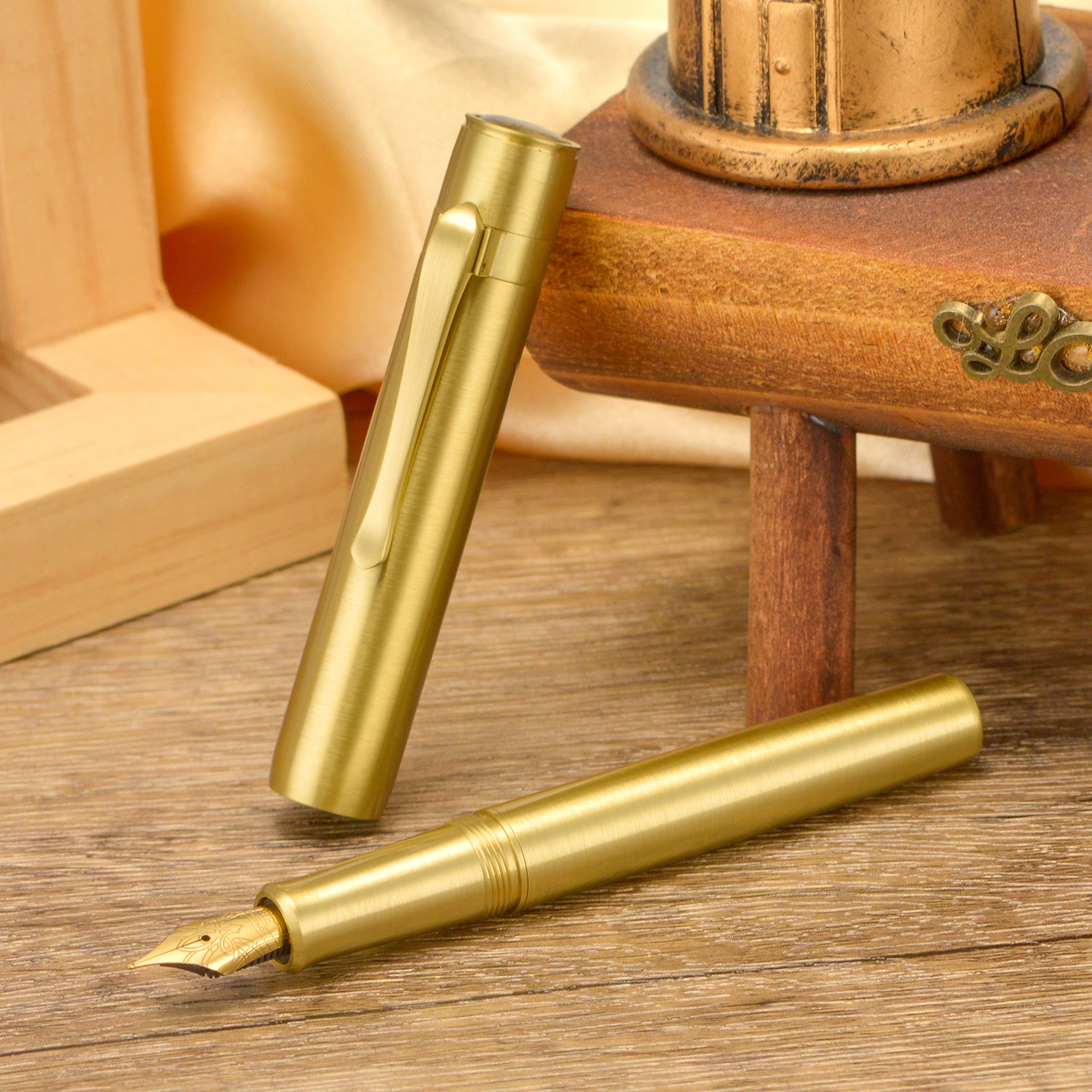 Limited Edition Hongdian M2 Mini Short Fountain Pen EF/F/M/ Long Blade Nib