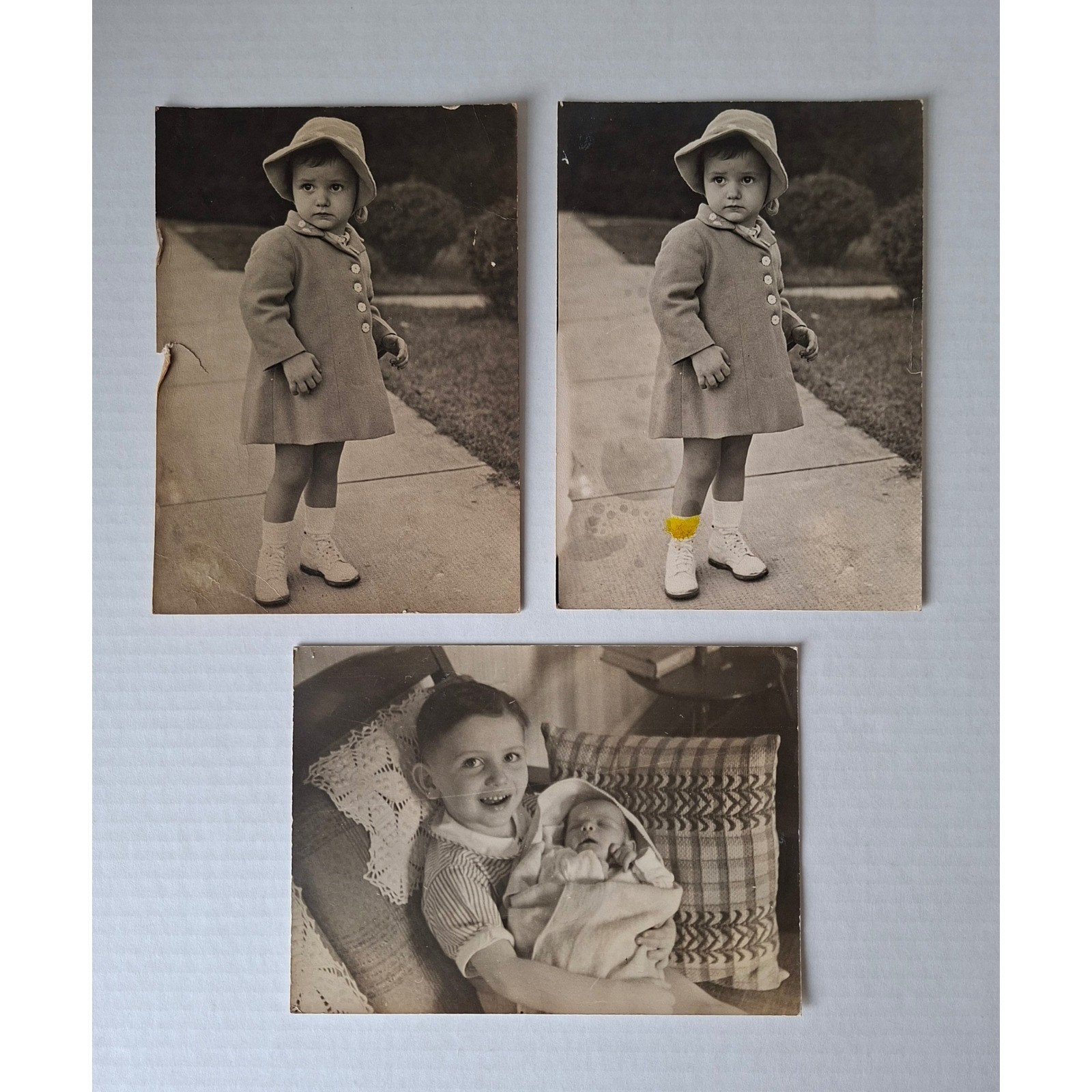Lot 21 Vintage 1942-44 Virginia Family Baby Child Photos Roanoke Archive