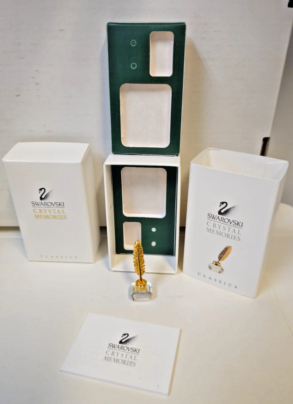 Swarovski Crystal Memories Miniatures Choice of Figurine Gold Plated RETIRED