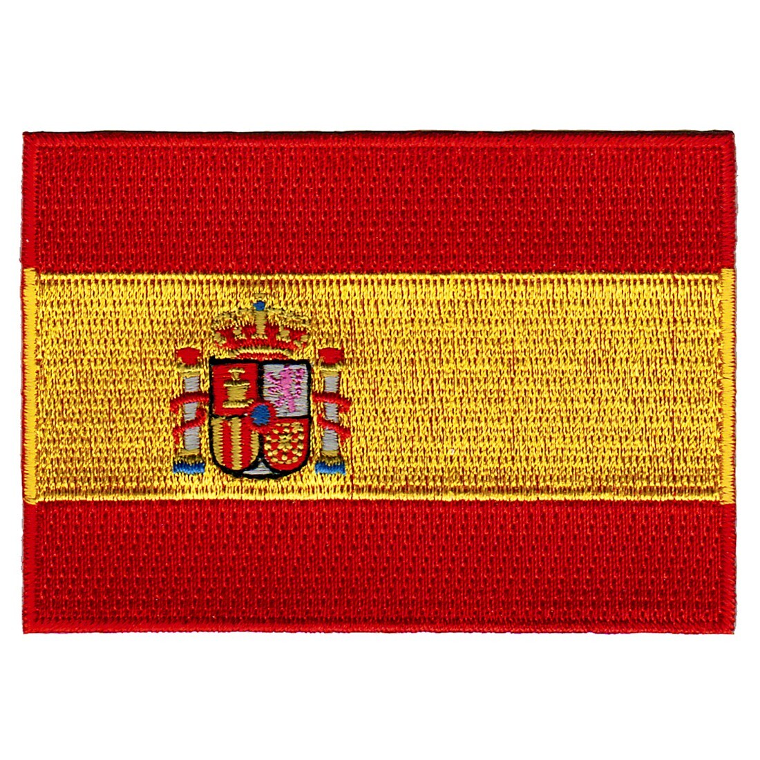 SPAIN FLAG PATCH SPANISH EMBLEM embroidered iron-on applique ESPAÑA parche NEW