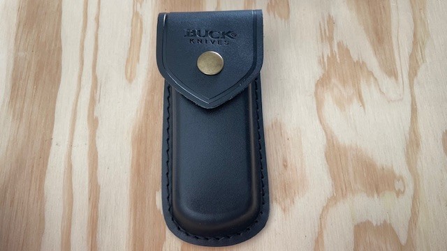 Buck 110USA Leather Sheath Black Sheath Only - -New