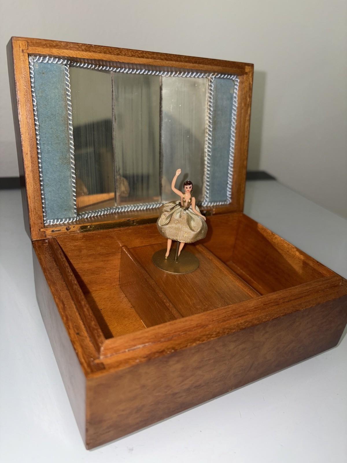 Vintage Swiss Dancing Ballerina Music box