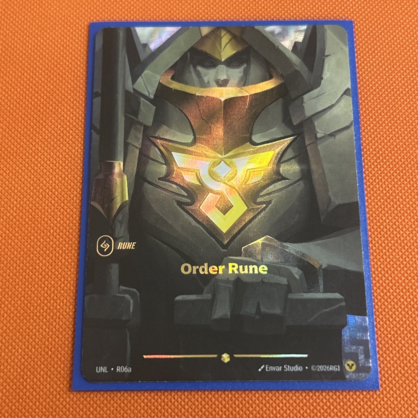 Order Rune UNL R06a Alternate Art Showcase Unleashed Riftbound