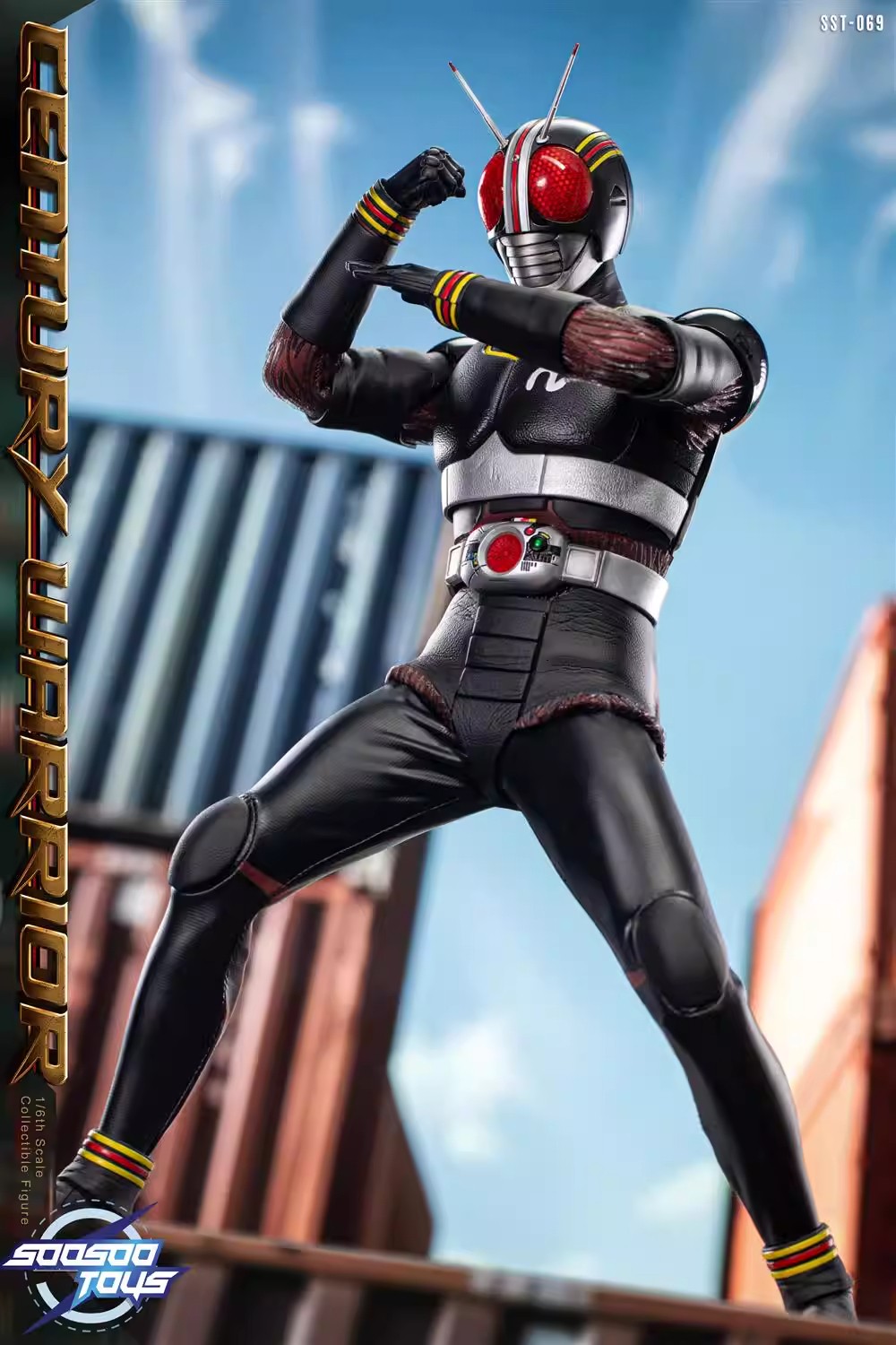 Soosootoys 1/6 SST-069 Kamen Rider Dark Hopper The Sun Warrior Figure Model Gift