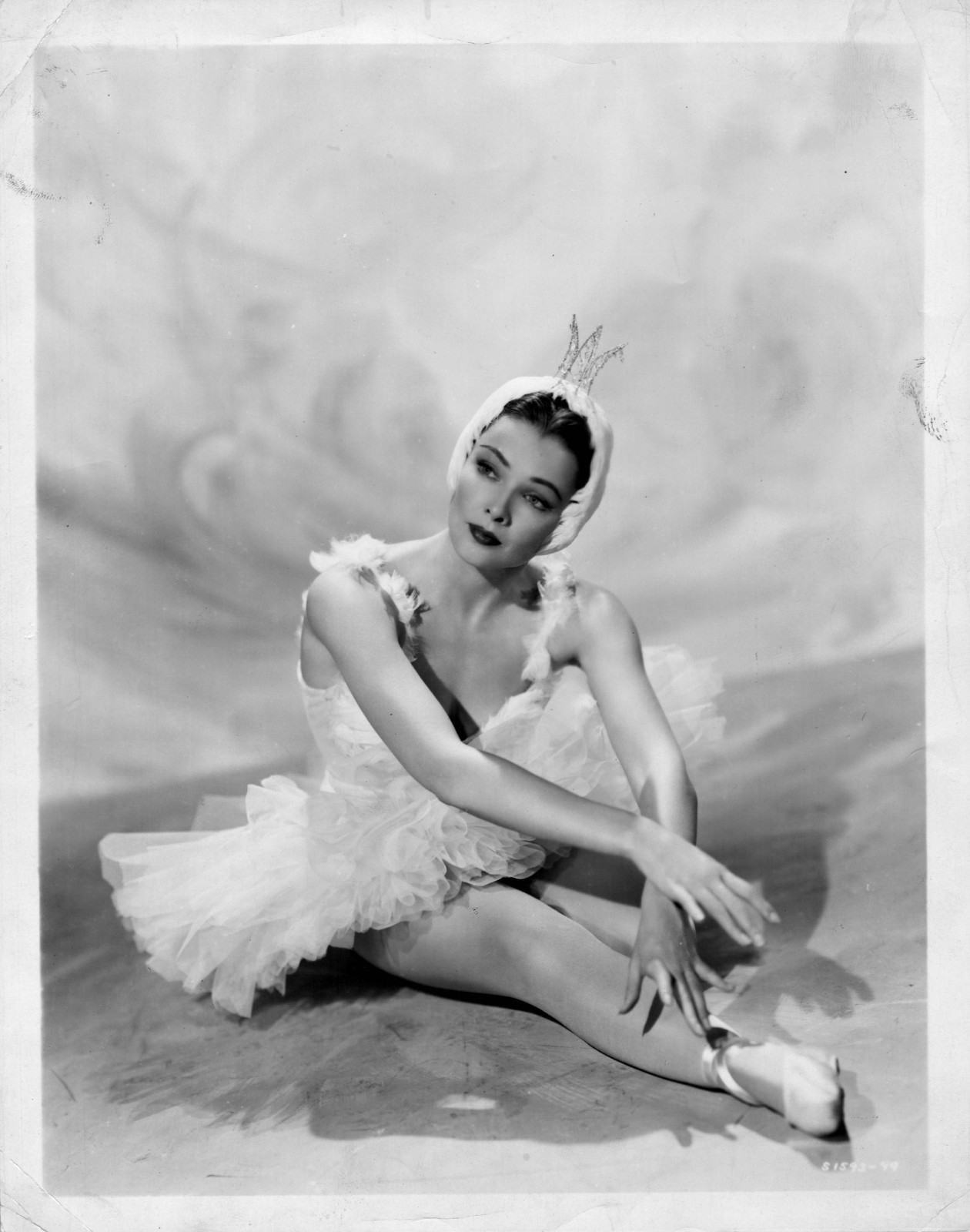 HOLLYWOOD GENE TIERNEY AS BALLET DANCER STUNNING PORTRAIT 1940s ORIG PHOTO MA77