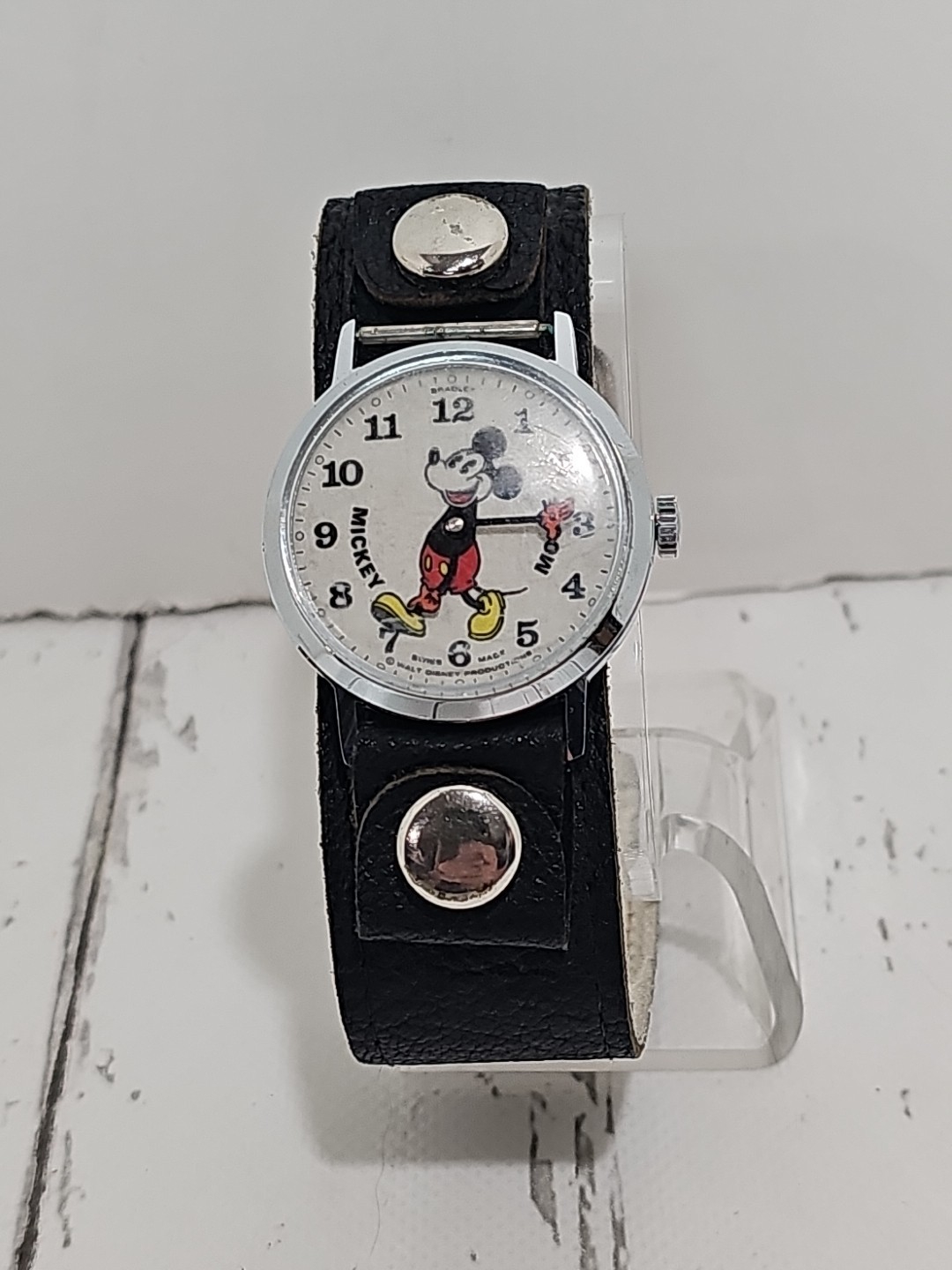 Vintage Bradley Mickey Mouse Fat Boy Watch Vintage Bradley Mickey Mouse Fat Boy Watch