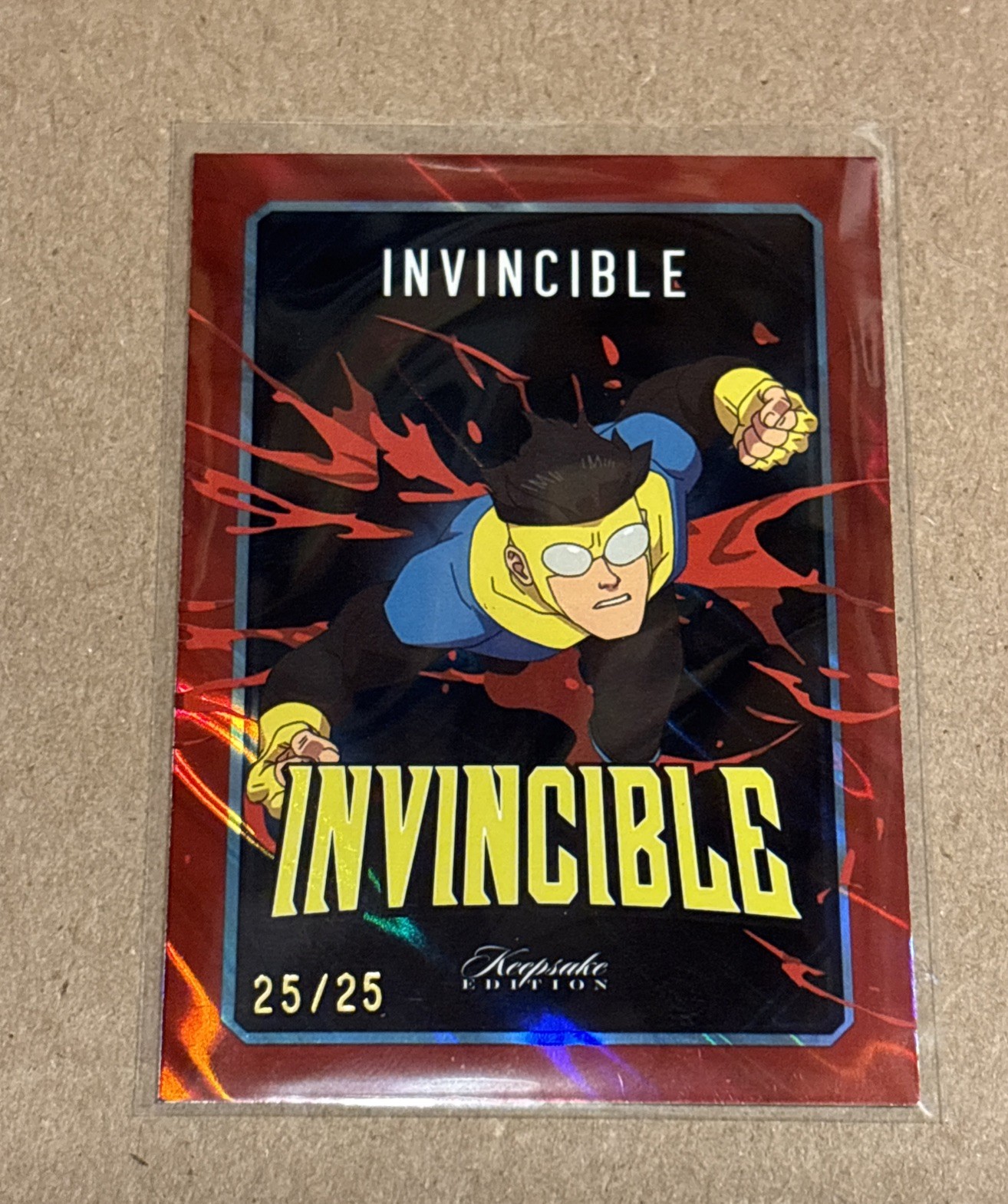 2026 Invincible Season 2 Invincible Red #4 /25 Omega 25/25