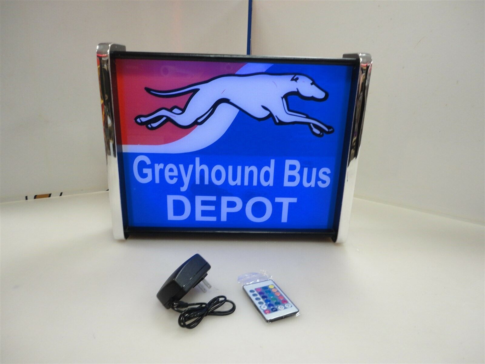 Greyhound Bus Depot Bus Stop LED Display light sign box