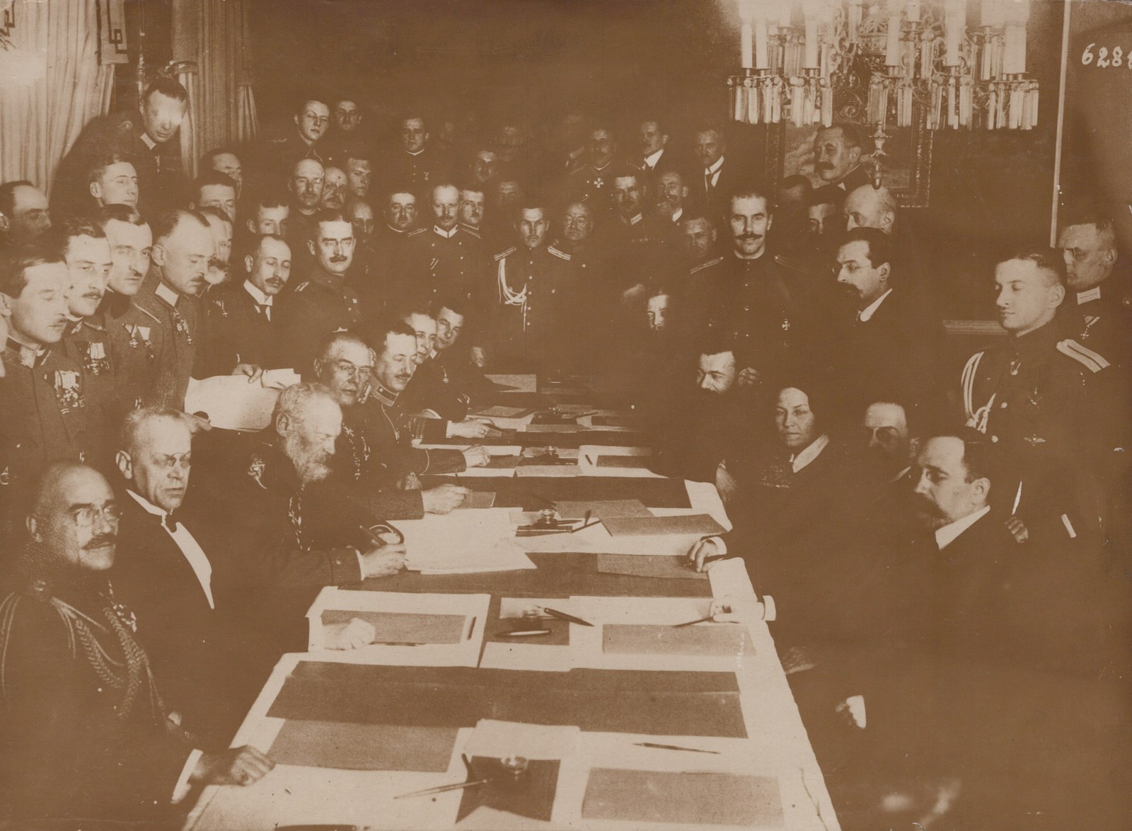WW1 RARE 1917 Brest-Litovsk Armistice Leopold Bavaria Germany - Original Photo