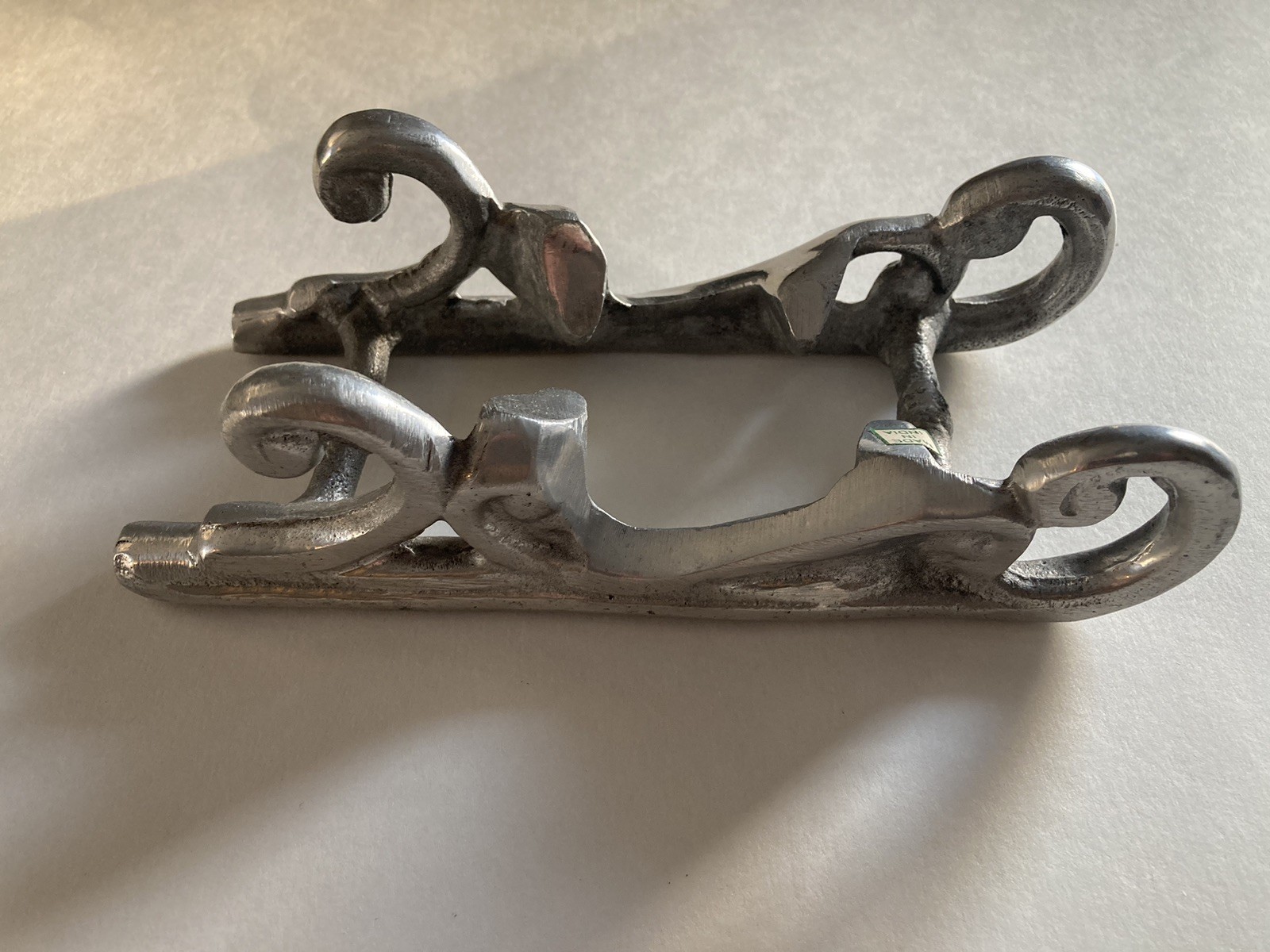 Vintage Silver Metallic Open Sleigh/Carriage? Unique Piece, Made in India.