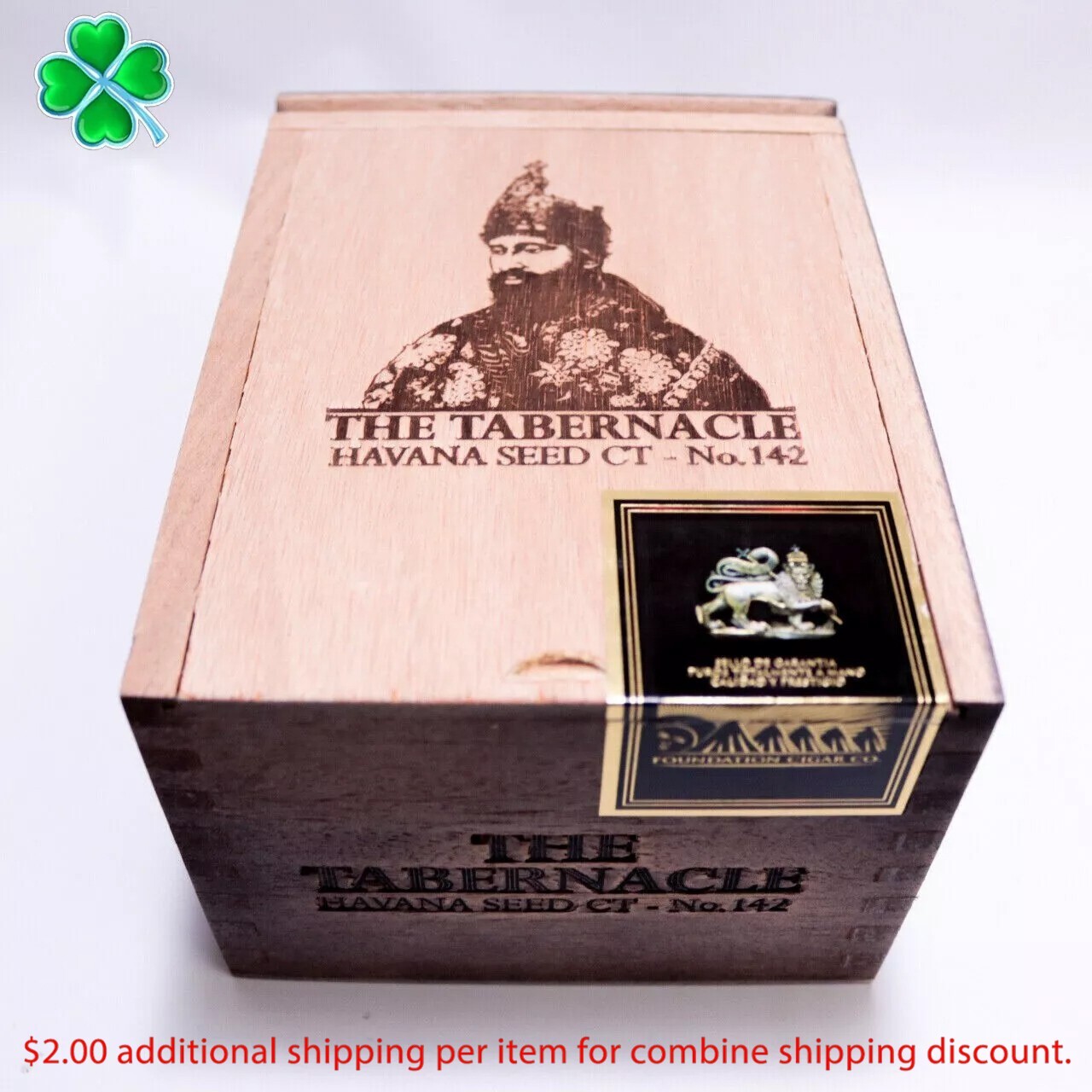 The Tabernacle Toro Havana No. 142 Empty Wood Cigar Box 7.25\