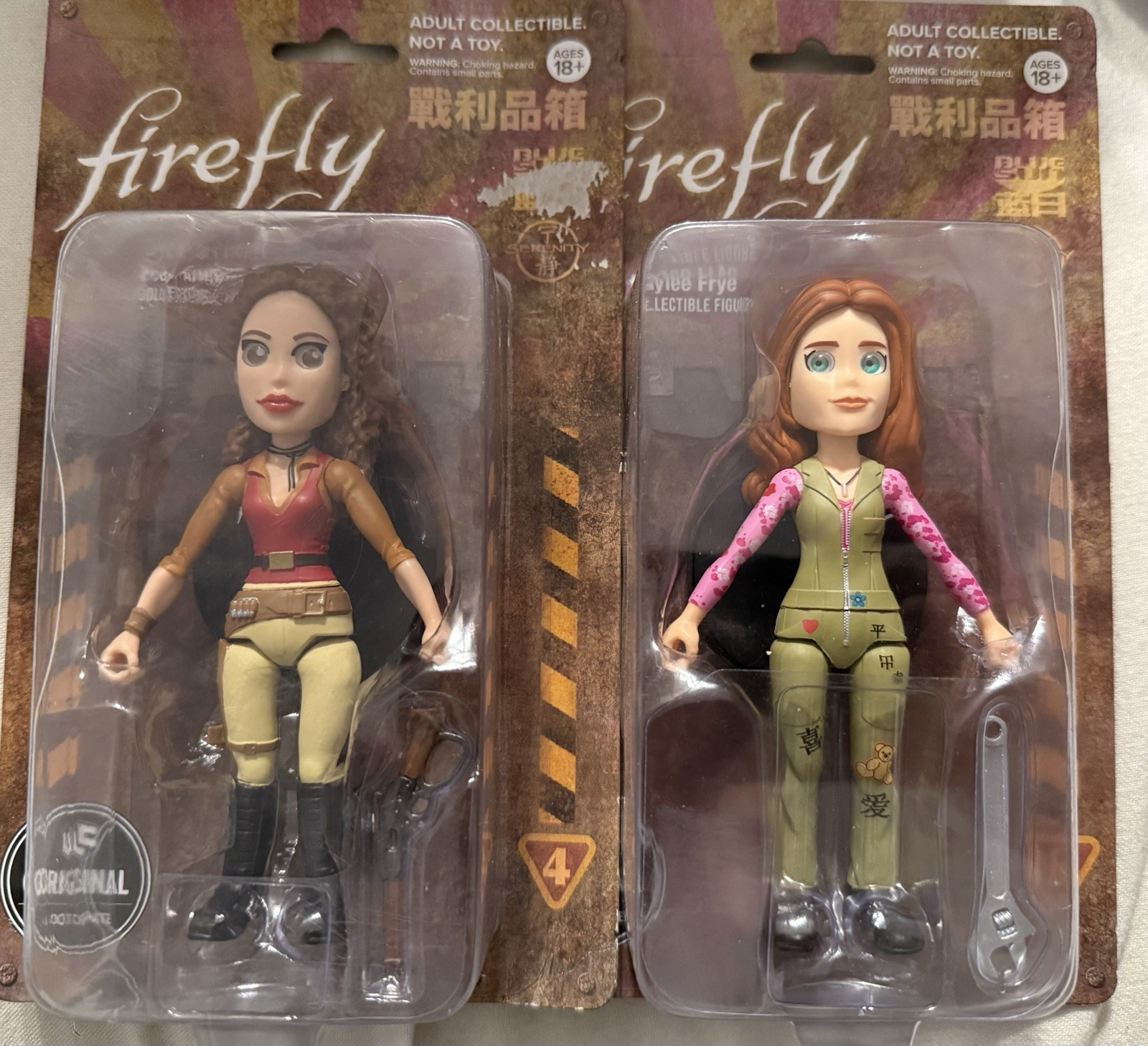 Loot Crate Firefly Kaylee Frye & Zoe Alleyne Washburn Serenity #6 & #4 Loot Crate Firefly Kaylee Frye & Zoe Alleyne Washburn Serenity #6 & #4