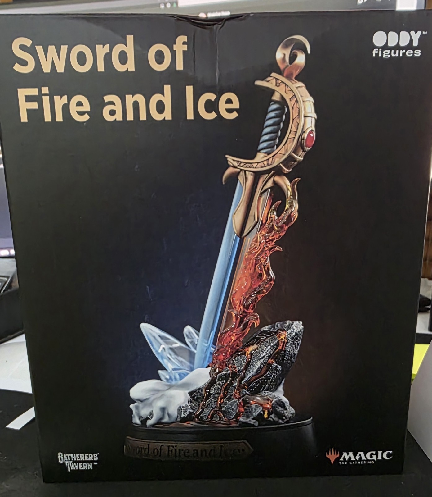 Sword Of Fire And Ice [SERIALIZED X / 1000]  Light Up Statue - MTG