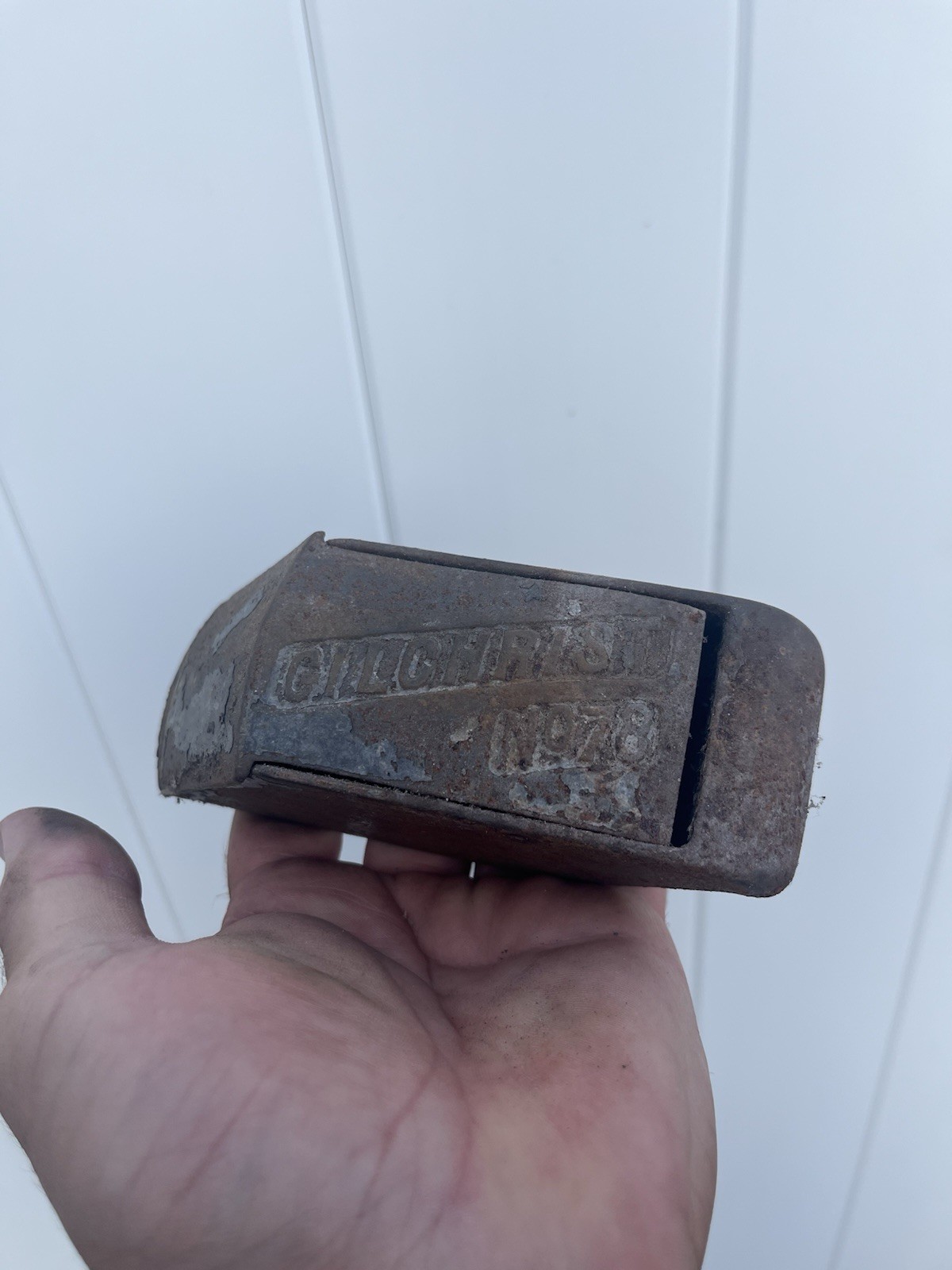 Vintage Gilchrist No. 78 Ice Block Shaver with Original Blade