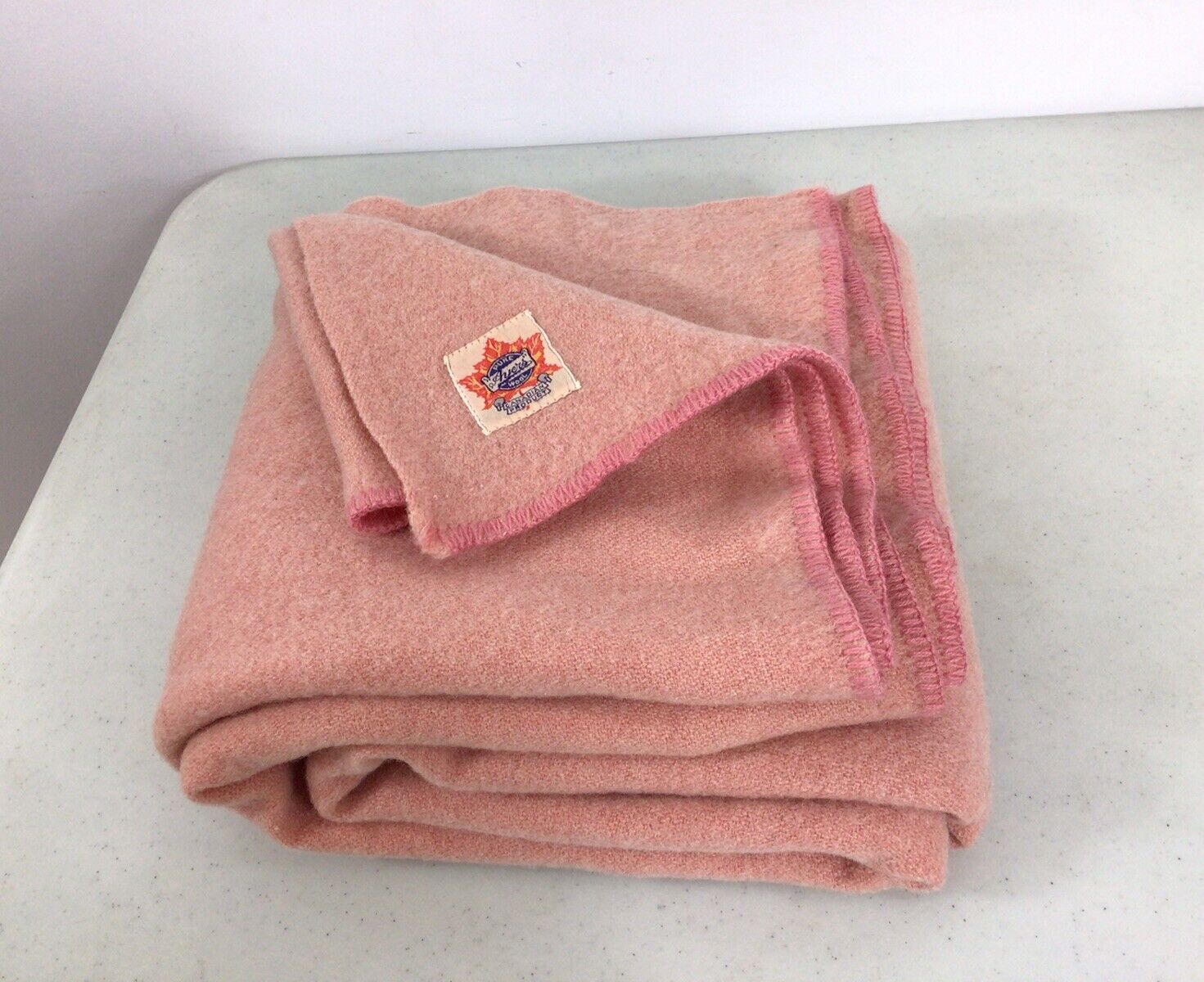 Ayers Vintage Wool Blanket Twin Size