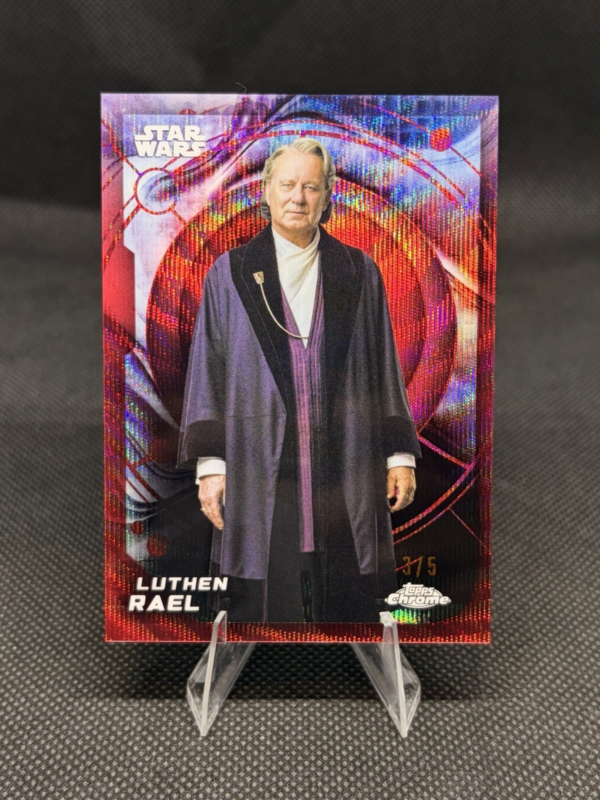 2026 Topps Chrome Star Wars #129 - Luthel Rael - Red Wave /5