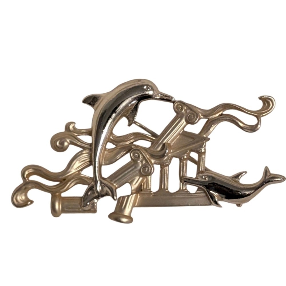 Vingtage Rare Atlantis Dolphin Brooch