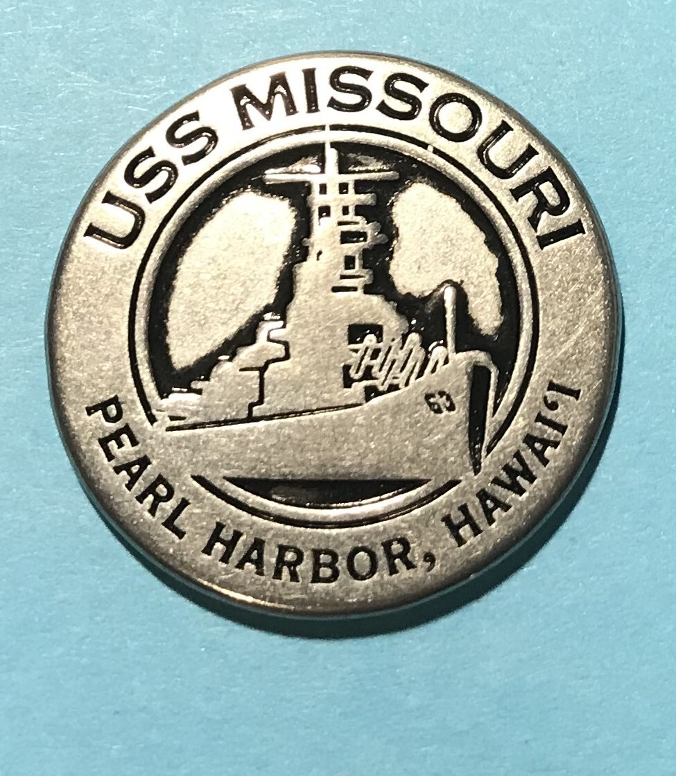 USS Missouri Battleship Collectible Token USS Missouri Battleship Collectible Token