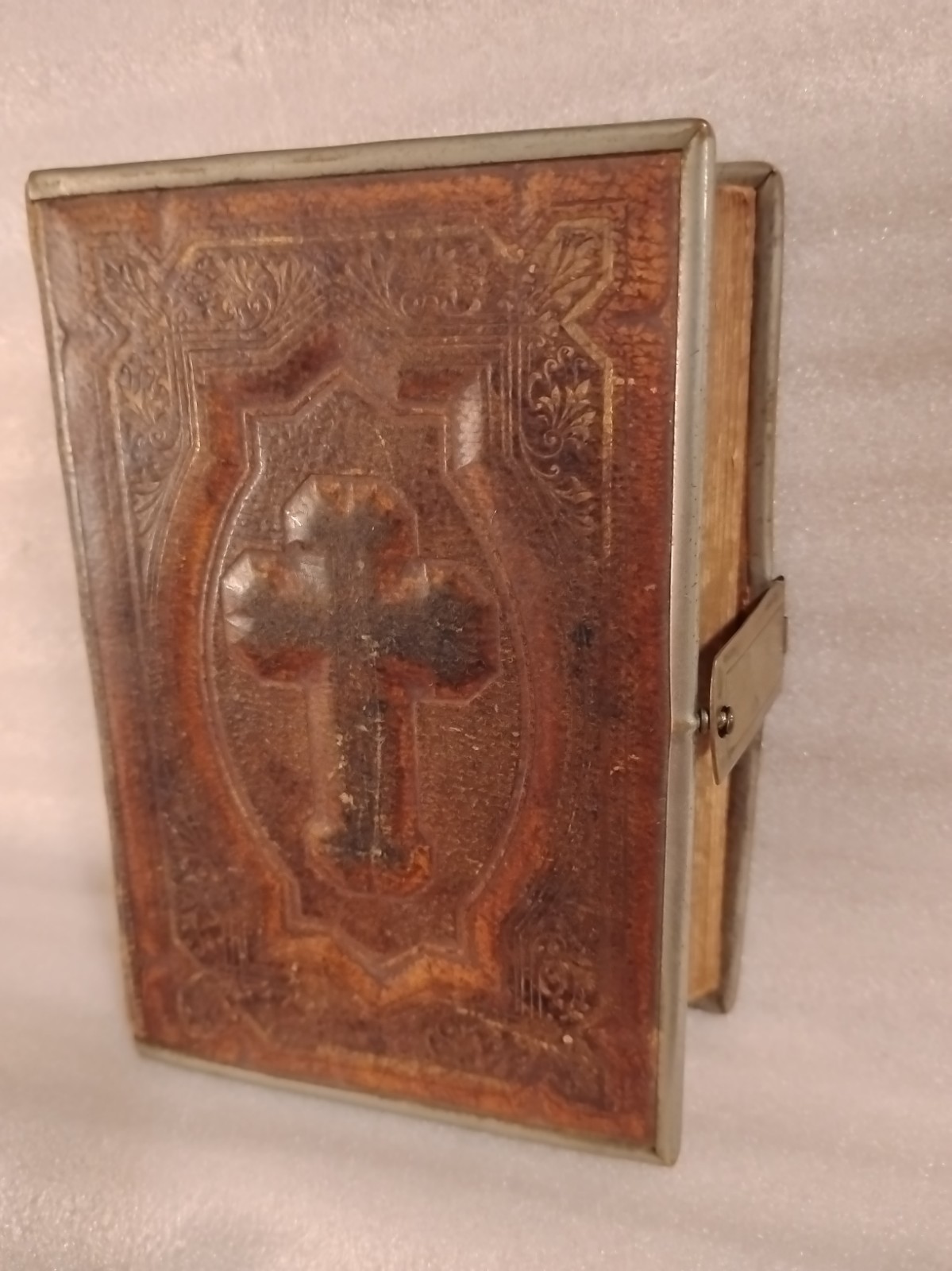 Rare Antique Catholic Prayer Book 1874 Manual of Piety (Gilt & Clasp)