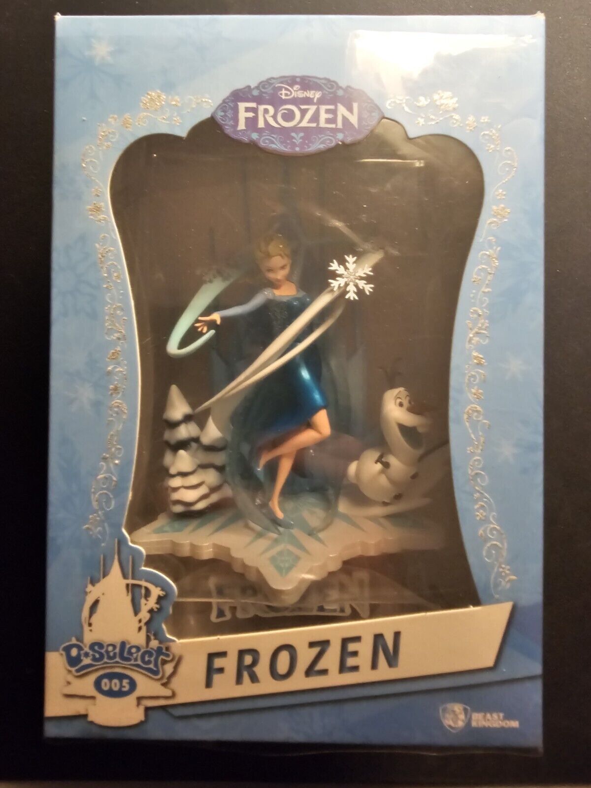 Disney Frozen D-Select Elsa and Olaf Statue DS-005 BEAST KINGDOM Opened
